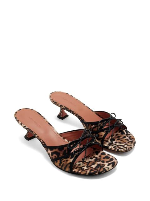 Amina Muaddi 45mm Eleonora mules - Neutrals - zdjęcie produktu nr 2