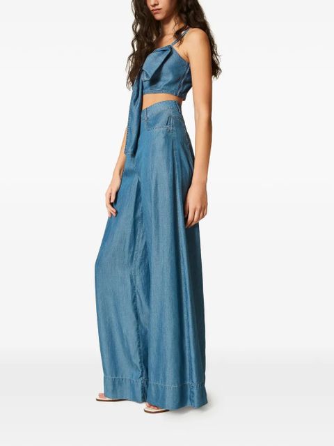 TWINSET high-rise palazzo pants - Blue