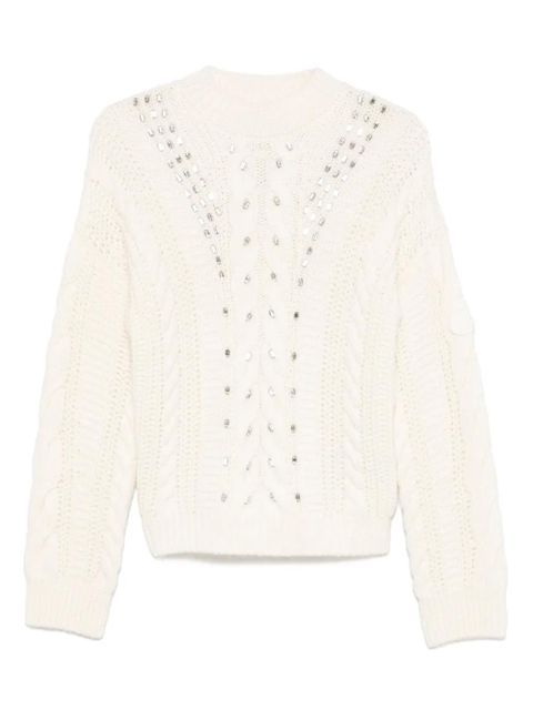 Moncler wool-blend sweater - Neutrals - zdjęcie produktu nr 1