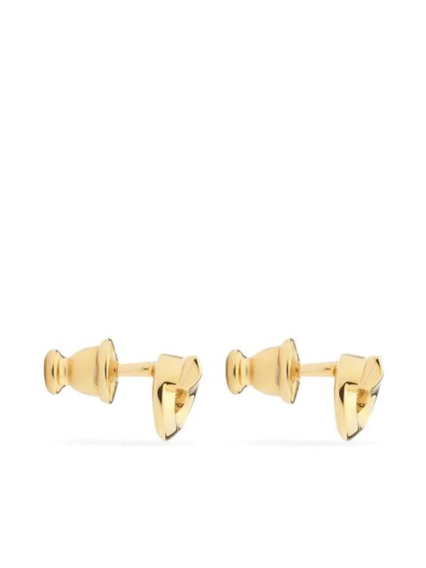 Ferragamo Gancini stud earrings - Gold