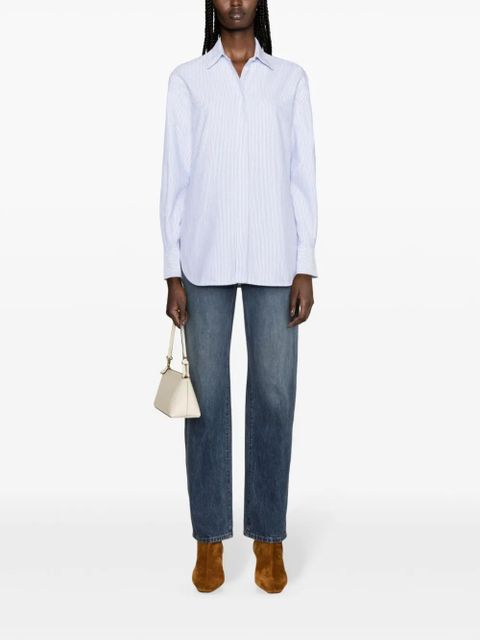 Golden Goose Oxford striped shirt - Blue