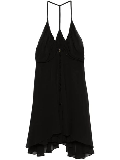 Christopher Esber silk midi dress - Black - zdjęcie produktu nr 1