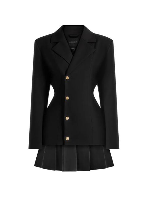 Manière De Voir Nicole pleated mini dress - Black - zdjęcie produktu nr 1