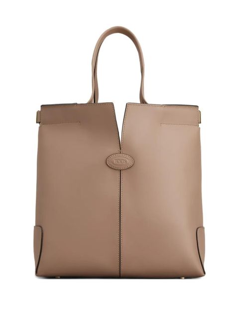 Tod's small DI Folio logo detail shopping tote - Neutrals - zdjęcie produktu nr 1