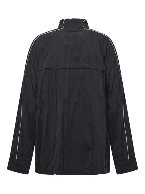 Balenciaga logo-embroidered piped jacket - Black - zdjęcie produktu nr 2