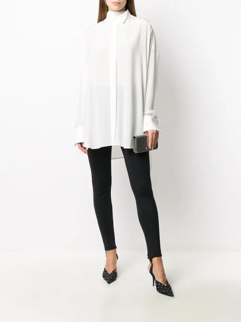 Balenciaga tuxedo scarf shirt - White - zdjęcie produktu nr 2