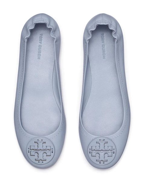 Tory Burch Minnie travel ballerina shoes - Blue