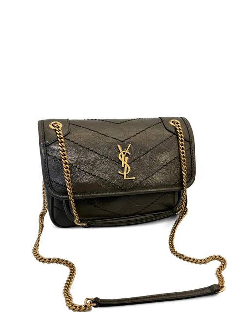 Saint Laurent mini Niki leather shoulder bag - Green - zdjęcie produktu nr 1