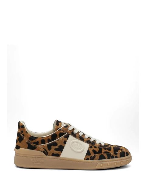 Valentino Garavani Upvillage leopard-print sneakers - Brown - zdjęcie produktu nr 1