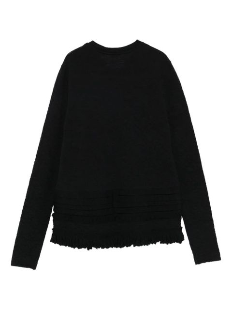Jil Sander wool-blend sweatshirt - Black - zdjęcie produktu nr 2