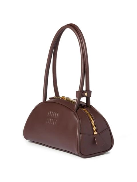 Miu Miu Beau leather shoulder bag - Brown