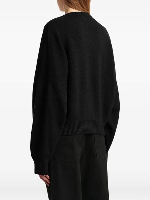 KHAITE Wolfe cashmere sweater - Black