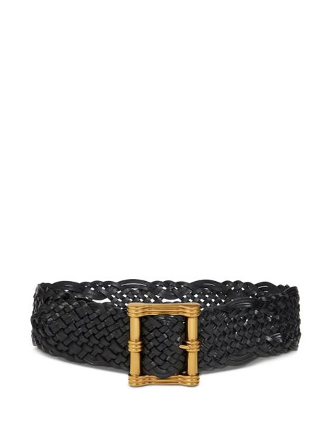 ETRO woven leather belt - Black - zdjęcie produktu nr 1