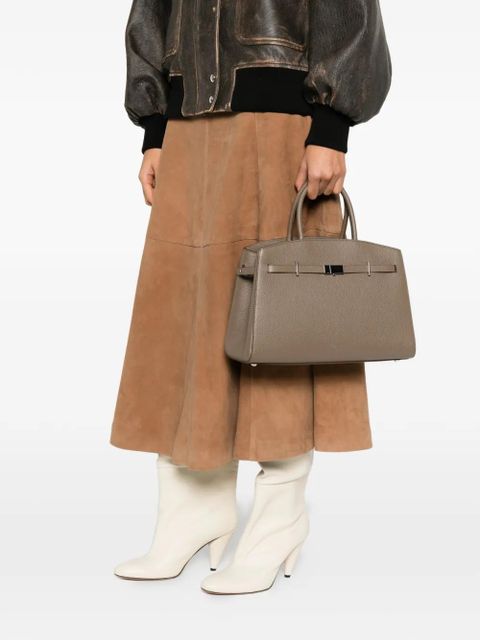 DeMellier medium Hudson grained tote bag - Neutrals - zdjęcie produktu nr 2
