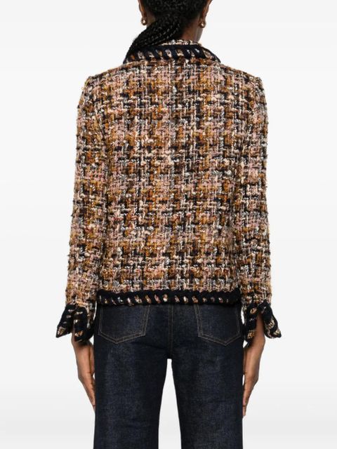 ETRO double-breasted tweed jacket - Black