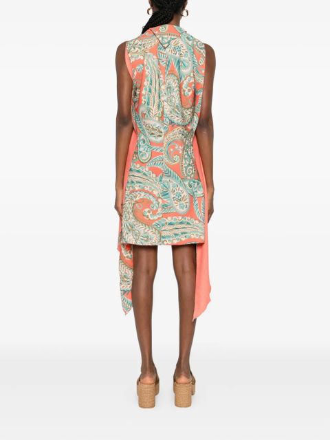 ETRO paisley-print midi dress - Orange