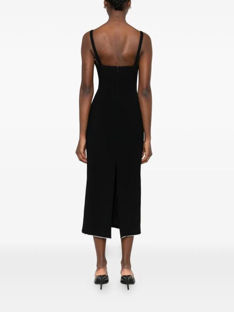 Givenchy sweetheart-neck midi dress - Black