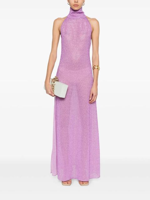 Oséree lurex maxi dress - Purple