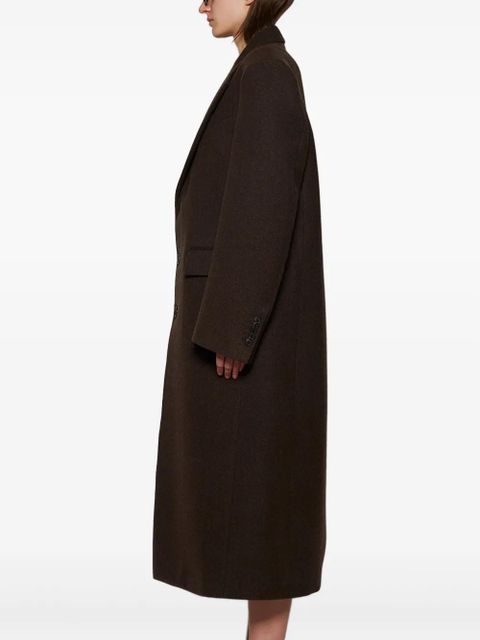 WARDROBE.NYC single-breasted coat - Brown
