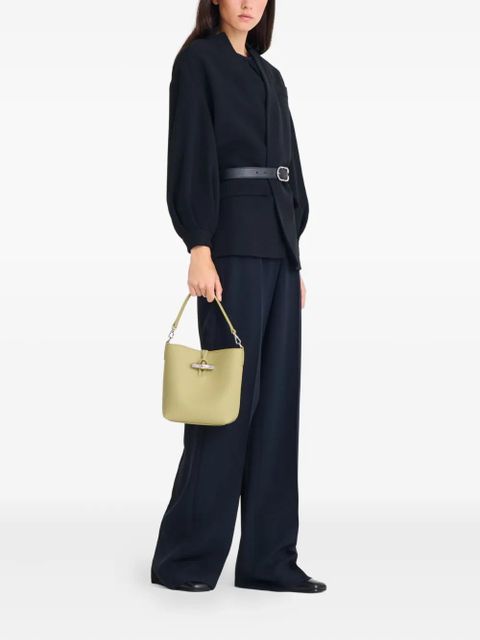 Longchamp Le Roseau XS bucket bag - Green - zdjęcie produktu nr 2