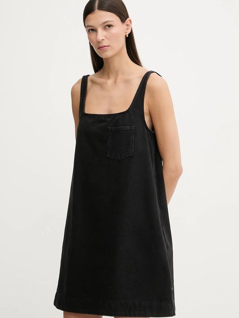 Marc O'Polo sukienka jeansowa kolor czarny mini prosta 5000007885 - zdjęcie produktu nr 1