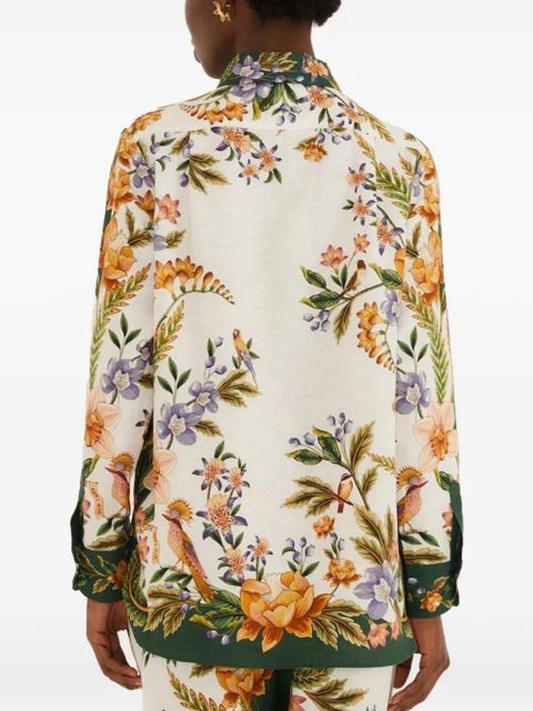 FARM Rio floral print shirt - White