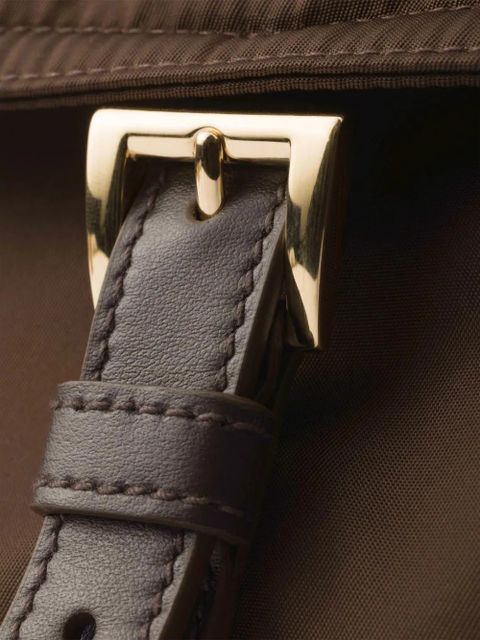 Prada medium Explore logo-plaque shoulder bag - Brown