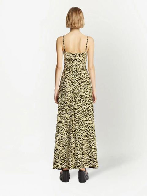 Proenza Schouler leopard-print tank dress - Black