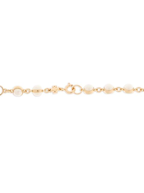 Tory Burch beaded logo necklace - Gold