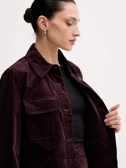 Marc O'Polo kurtka kolor bordowy przejściowa 511096874007