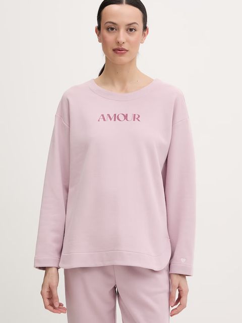 United Colors of Benetton longsleeve piżamowy damski bawełniany - zdjęcie produktu nr 2
