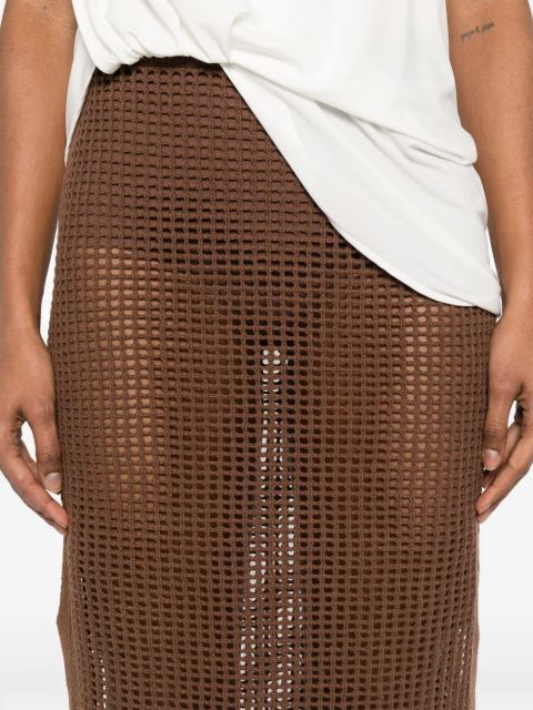 MC2 Saint Barth Darline midi skirt - Brown