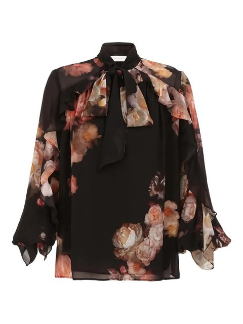 ZIMMERMANN floral-print blouse - Black - zdjęcie produktu nr 1