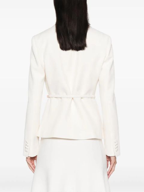 Gucci belted blazer - White