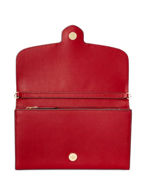 Lauren Ralph Lauren chain satchel cross body bag - Red
