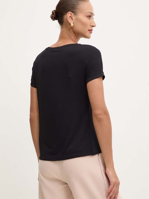 MAX&Co. t-shirt z domieszką jedwabiu