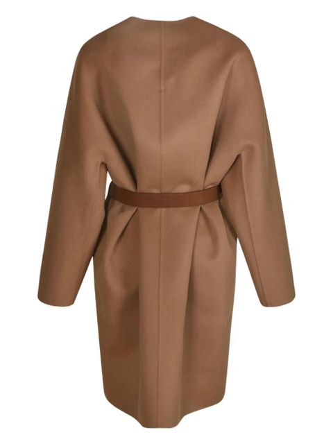 Prada belted buttoned coat - Brown - zdjęcie produktu nr 2