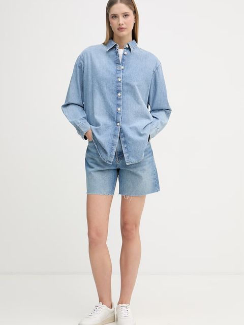 Calvin Klein Jeans koszula damska jeansowa - zdjęcie produktu nr 1