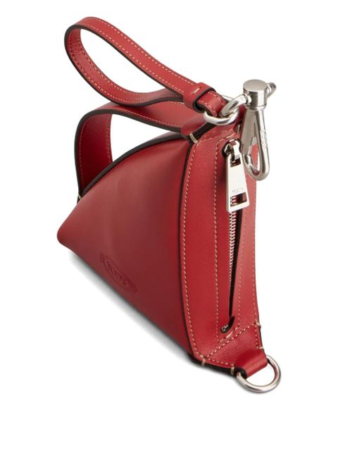 Tod's triangular leather purse - Red - zdjęcie produktu nr 2