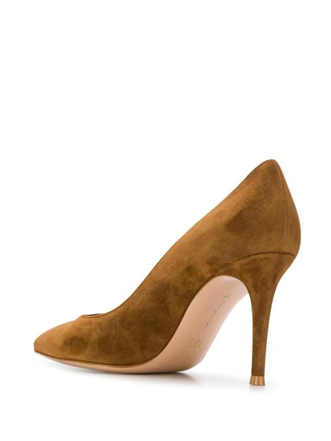 Gianvito Rossi Gianvito 85 suede pumps - Brown - zdjęcie produktu nr 2
