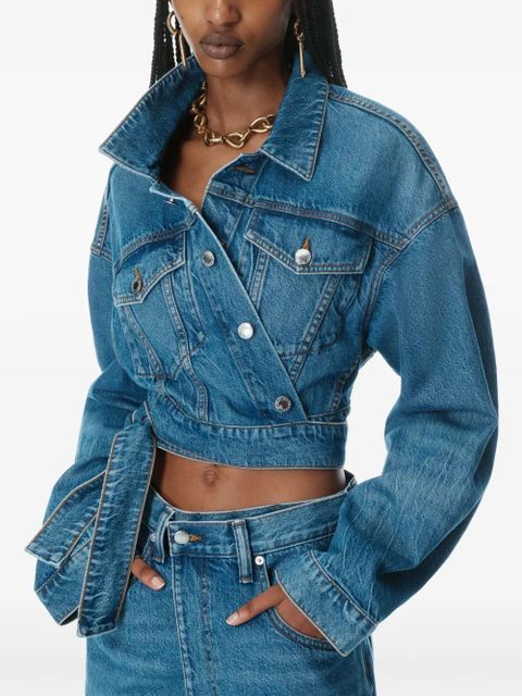 Alexander Wang wrapped skirt - Blue