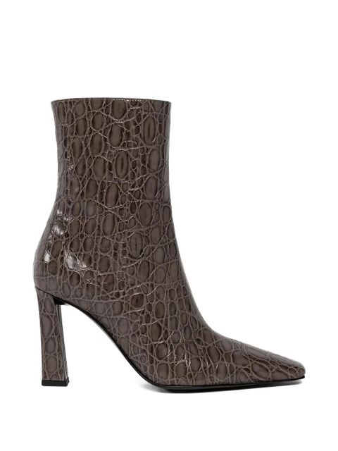 Giuseppe Zanotti square-toe boots - Brown - zdjęcie produktu nr 1