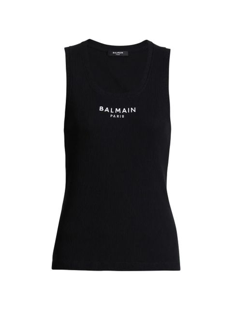 Balmain Balmain Paris embroidered vest top - Black - zdjęcie produktu nr 1