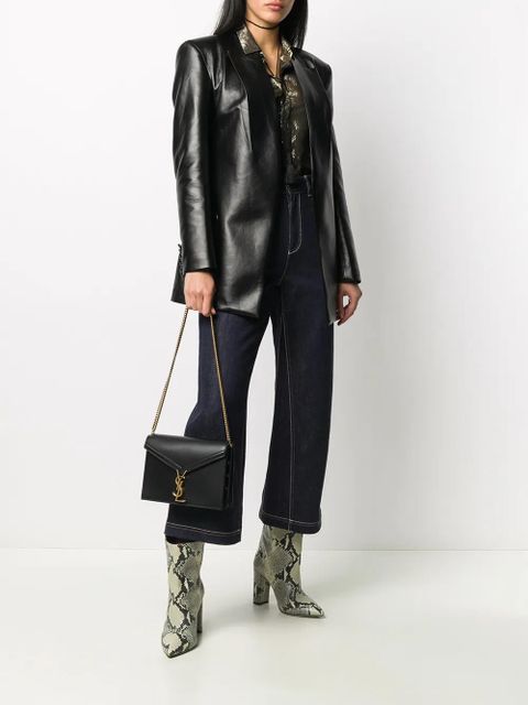 Saint Laurent Cassandra monogram shoulder bag - Black - zdjęcie produktu nr 2