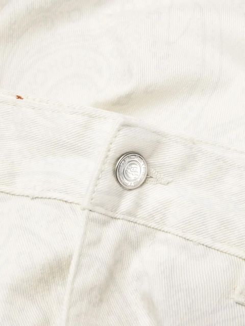 ETRO high-waist cropped jeans - White