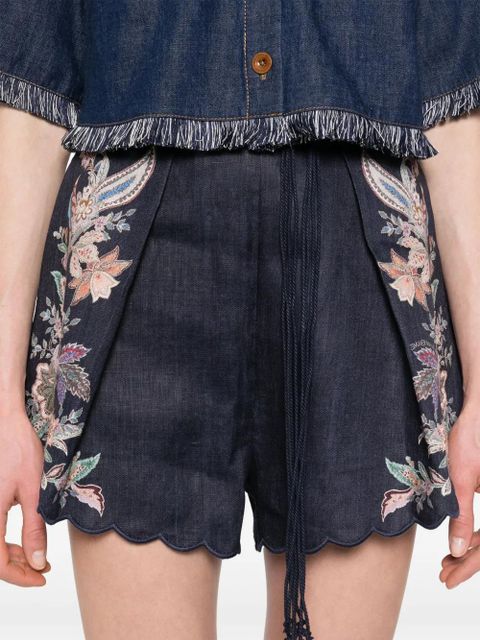 ZIMMERMANN Rhiannon shorts - Blue