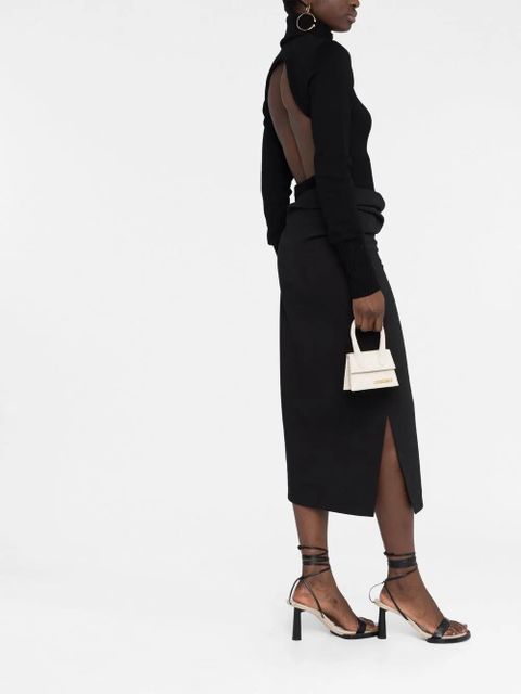 Jacquemus Le Chiquito leather tote bag - Neutrals - zdjęcie produktu nr 2