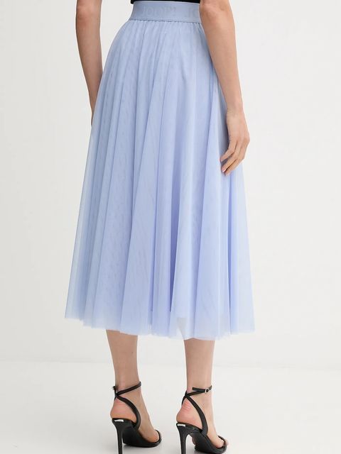 Joop! spódnica kolor fioletowy midi rozkloszowana 30046657