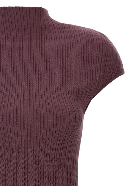 Magda Butrym ribbed pleated mini dress - Red - zdjęcie produktu nr 2