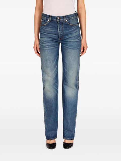 Ferragamo five pocket straight jeans - Blue
